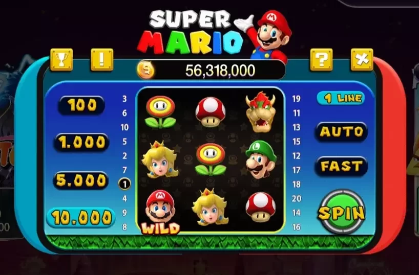 Giới thiệu sơ qua về tựa game nổ hũ Super Mario 
