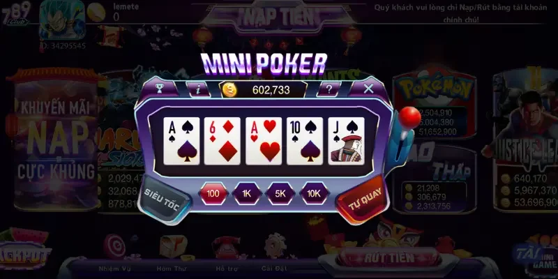 Hãy cùng nhau tìm hiểu về luật chơi game mini poker 789club